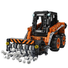 Load image into Gallery viewer, 372PCS MOC Technic City Construction Snow Clearer Plough Model Toy Building Block Brick Gift Kids DIY Compatible Lego