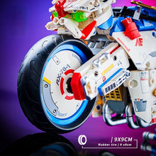 Load image into Gallery viewer, 1055PCS MOC Technic Speed Cartoon RX-78 Racing Sports Motorcycle Motor Bike Model Toy Building Block Brick Gift Kids DIY Set New Compatible Lego