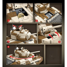 Load image into Gallery viewer, 1211PCS Military WW2 Matilida Infantry MK.II A12 Tank Figure Model Toy Building Block Brick Gift Kids DIY Compatible Lego