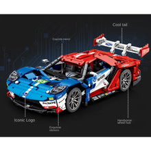 Load image into Gallery viewer, 1257PCS MOC Technic Speed Static GT22 Super Racing Sports Car Model Toy Building Block Brick Gift Kids DIY Set New 1:14 Compatible Lego