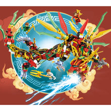 Load image into Gallery viewer, 1868PCS MOC 2in1 Ninja Red Dragon Mecha Figure Model Toy Building Block Brick Gift Kids DIY Set New Compatible Lego
