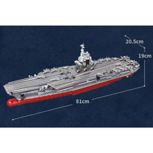 Load image into Gallery viewer, 3031PCS Military WW2 Large Class Fujian 003 Aircraft Carrier Model Toy Building Block Brick Gift Kids DIY Set New 1:395 Compatible Lego