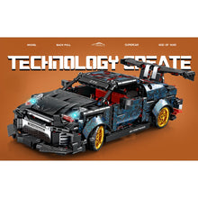 Load image into Gallery viewer, 681PCS MOC Technic Speed Pull Back Super Racing Sports Car GTR JDM Model Toy Building Block Brick Gift Kids DIY Set New 1:24 Compatible Lego