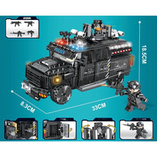 Load image into Gallery viewer, 436PCS MOC 4in1 City Police Tiger Armored Car Vehicle Figure Model Toy Building Block Brick Gift Kids DIY Compatible Lego