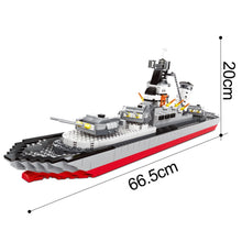 Load image into Gallery viewer, 774PCS Military WW2 Battleship Model Toy Building Block Brick Gift Kids DIY Compatible Lego
