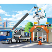 Load image into Gallery viewer, 449PCS MOC City Street Scene Desert Shop Construction Crane Figure Model Toy Building Block Brick Gift Kids DIY Set New Compatible Lego