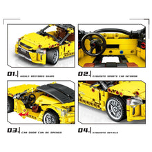 Load image into Gallery viewer, 434PCS MOC Technic Speed Pull Back LS500H Super Racing Sports Car Model Toy Building Block Brick Gift Kids DIY Set New 1:24 Compatible Lego