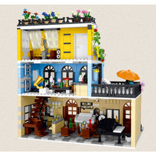 Load image into Gallery viewer, 1464PCS MOC City Street Hotel Model Toy Building Block Brick Gift Kids DIY Light Set New Compatible Lego