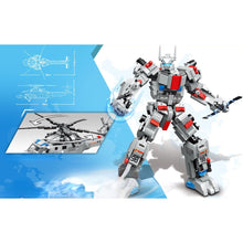 Load image into Gallery viewer, 885PCS MOC 2in1 Harbin Z-20 Helicopter Mecha Figure Model Toy Building Block Brick Gift Kids DIY Set New Compatible Lego