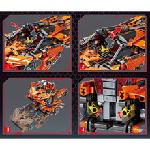 Load image into Gallery viewer, 529PCS MOC Technic Speed Transformers Deformation Pull Back Racing Car Mecha Model Toy Building Block Brick Gift Kids DIY Compatible Lego