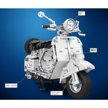 Load image into Gallery viewer, 534PCS MOC Technic Vespa Motorcycle Motor Bike Model Toy Building Block Brick Gift Kids DIY Set New 1:6 Compatible Lego