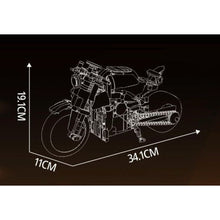 Load image into Gallery viewer, 771PCS MOC Technic Speed Racing Sports Agusta Motorcycle Motor Bike Model Toy Building Block Brick Gift Kids DIY Compatible Lego