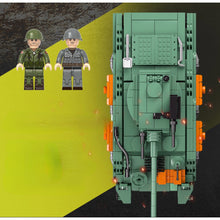 Load image into Gallery viewer, 740PCS MOC Military M4 Sherman Medium Tank Figure Model Toy Building Block Brick Gift Kids DIY Set New 1:35 Compatible Lego