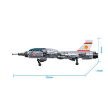 Load image into Gallery viewer, 258PCS MOC Military J-15 Flying Shark Flanker D Air Fighter Figure Model Toy Building Block Brick Gift Kids DIY Set New Compatible Lego