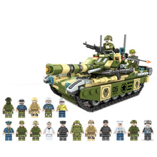 Load image into Gallery viewer, 738PCS Military WW2 16in1 Apocalypse Tank Figure Model Toy Building Block Brick Gift Kids DIY Compatible Lego