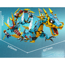 Load image into Gallery viewer, 736PCS MOC Dragon Riding Figure Model Toy Building Block Brick Gift Kids DIY Set New Compatible Lego