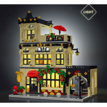 Load image into Gallery viewer, 1489PCS MOC City Street Restaurant Model Toy Building Block Brick Gift Kids DIY Light Set New Compatible Lego