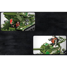 Load image into Gallery viewer, 458PCS Military WW2 T-34 Medium Tank Figure Model Toy Building Block Brick Gift Kids DIY Set New Compatible Lego