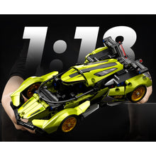 Load image into Gallery viewer, 883PCS MOC Technic Speed V12 Concept Racing Sports Car Model Toy Building Block Brick Gift Kids DIY Set New 1:18 Compatible Lego