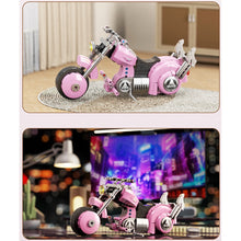 Load image into Gallery viewer, 467PCS MOC Technic Speed Cartoon Dragon Pink Classic Motorcycle Motor Bike Model Toy Building Block Brick Gift Kids DIY Set New Display Compatible Lego