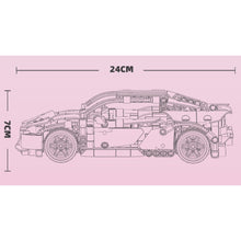 Load image into Gallery viewer, 652PCS MOC Technic Speed Pink Racing Sports Car Model Toy Building Block Brick Gift Kids DIY Set New Compatible Lego