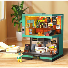 Load image into Gallery viewer, 1228PCS MOC Micro Mini Coffee Maker Machine Cafe Shop Restaurant Figure Model Toy Building Block Brick Gift Kids DIY