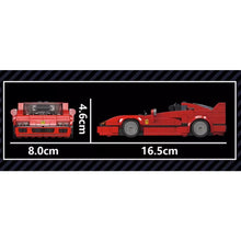Load image into Gallery viewer, 338PCS MOC Technic Speed F40 Super Racing Sports Car Classic Model Toy Building Block Brick Gift Kids DIY Set New With Display Box Compatible Lego