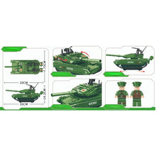 Load image into Gallery viewer, 426PCS Military WW2 Pull Back Type 15 Light Tank Figure Model Toy Building Block Brick Gift Kids DIY Set New Compatible Lego