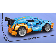 Load image into Gallery viewer, 358PCS MOC Technic Speed Pull Back Blue Racing Sports Car Model Toy Building Block Brick Gift Kids DIY Set New 1:22 Compatible Lego