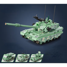 Load image into Gallery viewer, 868PCS Military WW2 4in1 Main Battle Tank Self-propelled Artillery Howitzer Model Toy Building Block Brick Gift Kids DIY Compatible Lego