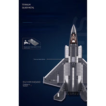 Load image into Gallery viewer, 838PCS Military WW2 J-35 Blue Shark Carrier Based Air Plane Aircraft Fighter Figure Model Toy Building Block Brick Gift Kids DIY Set New 1:44 Compatible Lego