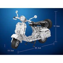 Load image into Gallery viewer, 534PCS MOC Technic Vespa Motorcycle Motor Bike Model Toy Building Block Brick Gift Kids DIY Set New 1:6 Compatible Lego