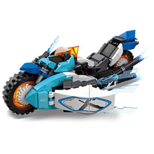 Load image into Gallery viewer, 341PCS MOC Technic Speed Comic Cartoon Cyberangel Motorcycle Motor Bike Model Toy Building Block Brick Gift Kids DIY New With Stand Compatible Lego