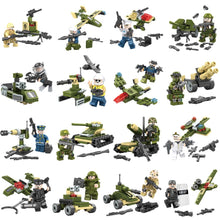 Load image into Gallery viewer, 738PCS Military WW2 16in1 Apocalypse Tank Figure Model Toy Building Block Brick Gift Kids DIY Compatible Lego