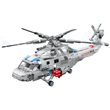 Load image into Gallery viewer, 885PCS MOC 2in1 Harbin Z-20 Helicopter Mecha Figure Model Toy Building Block Brick Gift Kids DIY Set New Compatible Lego
