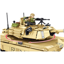 Load image into Gallery viewer, 1326PCS Military WW2 M1A2 Abrams Main Battle Tank Figure Model Toy Building Block Brick Gift Kids DIY Set New Compatible Lego