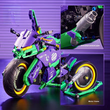 Load image into Gallery viewer, 998PCS MOC Technic Speed EVO 01 Racing Sports Motorcycle Motor Bike Model Toy Building Block Brick Gift Kids DIY Set New Compatible Lego