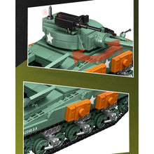Load image into Gallery viewer, 740PCS MOC Military M4 Sherman Medium Tank Figure Model Toy Building Block Brick Gift Kids DIY Set New 1:35 Compatible Lego