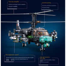 Load image into Gallery viewer, 913PCS Military WW2 KA-52 Helicopter Figure Model Toy Building Block Brick Gift Kids DIY Set New 1:30 Compatible Lego