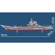 Load image into Gallery viewer, 2462PCS Military WW2 Shandong Class 002 Aircraft Carrier Ship Figure Model Toy Building Block Brick Gift Kids DIY Set New Compatible Lego