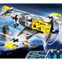 Load image into Gallery viewer, 523PCS Military WW2 BF-109 Me Air Fighter Airplane Figure Model Toy Building Block Brick Gift Kids DIY Set New Compatible Lego