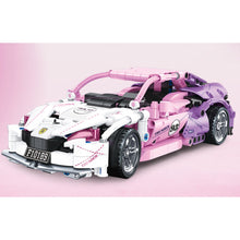 Load image into Gallery viewer, 652PCS MOC Technic Speed Pink Racing Sports Car Model Toy Building Block Brick Gift Kids DIY Set New Compatible Lego