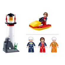 Load image into Gallery viewer, 348PCS MOC City Rescue Fire Airplane Aircraft Figure Scene Model Toy Building Block Brick Gift Kids DIY Compatible Lego