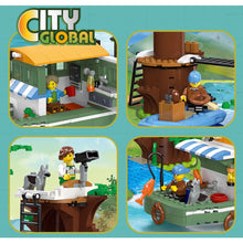 Load image into Gallery viewer, 610PCS MOC City Street Scene Beach Resort Boat Fishing Figure Model Toy Building Block Brick Gift Kids DIY Set New Compatible Lego