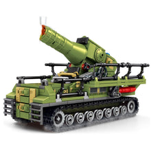 Load image into Gallery viewer, 492PCS Military WW2 Karl Morser Carronade Figure Model Toy Building Block Brick Gift Kids DIY Set New Compatible Lego