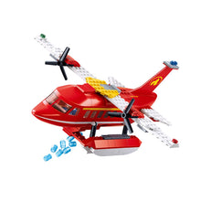 Load image into Gallery viewer, 348PCS MOC City Rescue Fire Airplane Aircraft Figure Scene Model Toy Building Block Brick Gift Kids DIY Compatible Lego