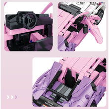 Load image into Gallery viewer, 652PCS MOC Technic Speed Pink Racing Sports Car Model Toy Building Block Brick Gift Kids DIY Set New Compatible Lego
