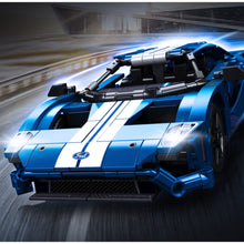 Load image into Gallery viewer, 522PCS MOC Technic Speed Blue GT22 Super Racing Sports Car Model Toy Building Block Brick Gift Kids DIY Set New 1:18 Compatible Lego