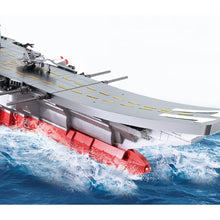 Load image into Gallery viewer, 2462PCS Military WW2 Shandong Class 002 Aircraft Carrier Ship Figure Model Toy Building Block Brick Gift Kids DIY Set New Compatible Lego