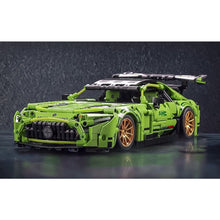 Load image into Gallery viewer, 1466PCS MOC Technic Speed Static Yellow AMG GT Super Racing Sports Car Model Toy Building Block Brick Gift Kids DIY Set New 1:14 Compatible Lego